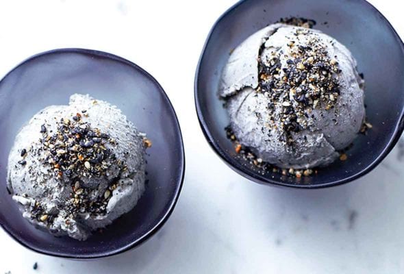 Black Sesame Ice Cream
