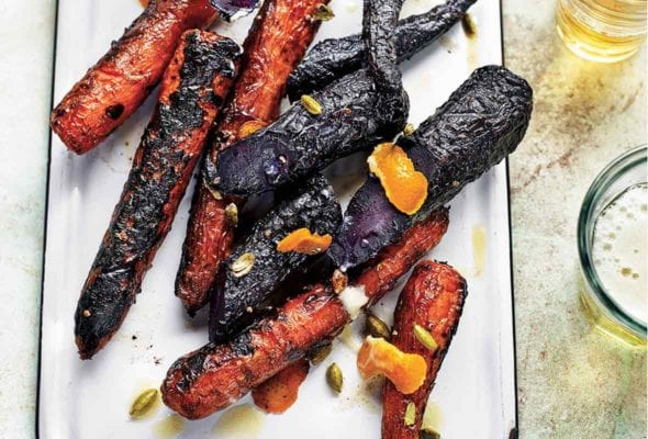 You won't miss the meat in this hearty vegetarian sandwich made with grilled onions, eggplant, squash, and goat cheese.