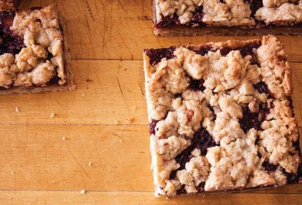 Raspberry Oat Bars
