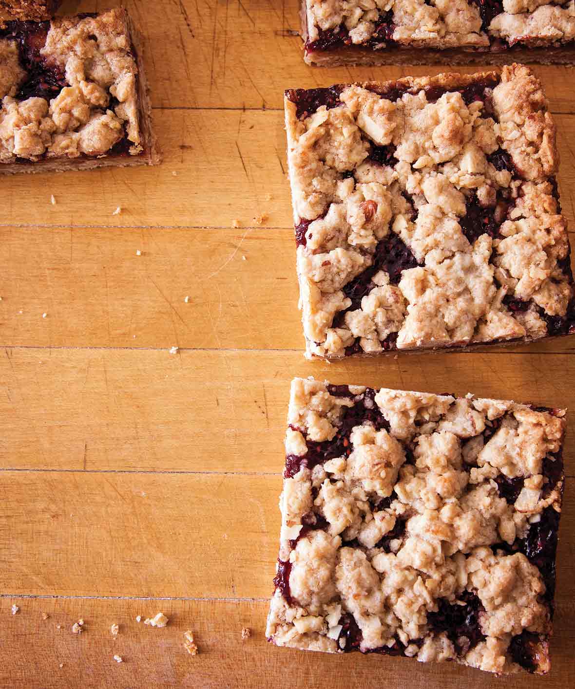 Raspberry Oat Bars
