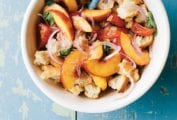 Tomato-Peach Panzanella