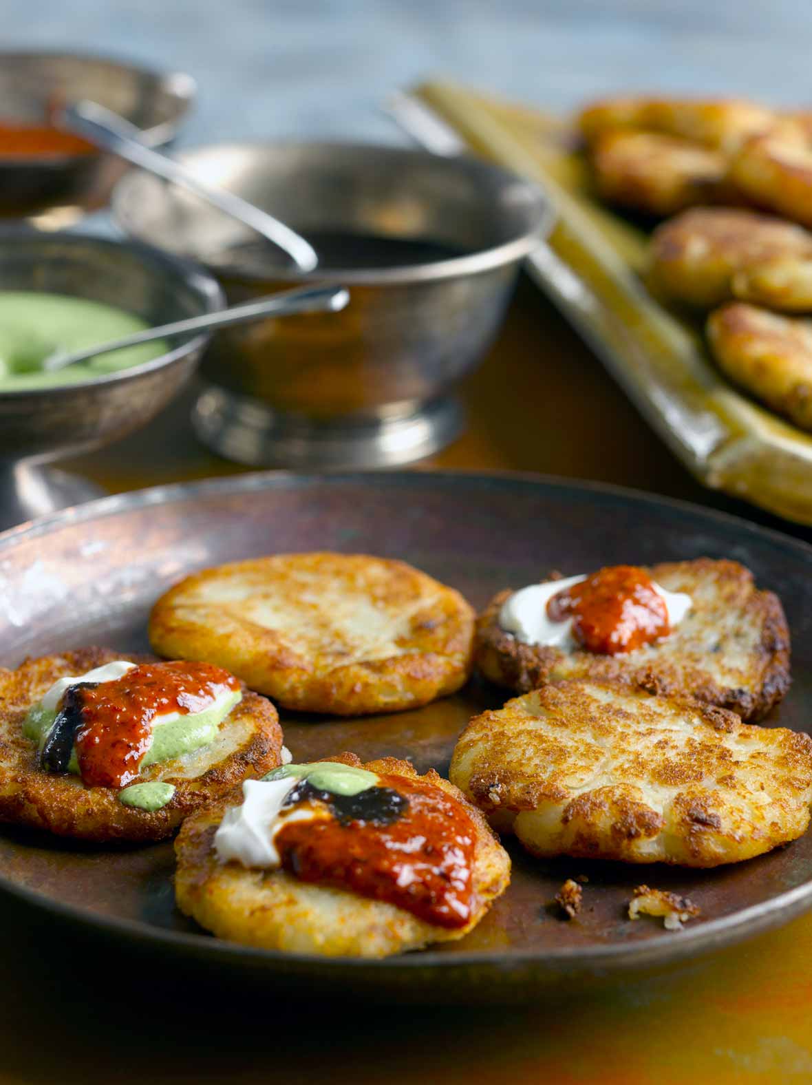 Indian Stuffed Potato Patties Recipe Leite's Culinaria