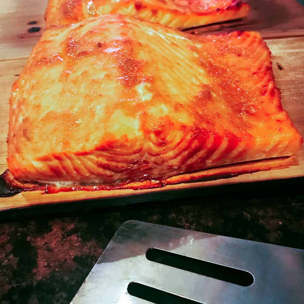 Cedar Plank–Grilled Salmon Recipe | Leite's Culinaria