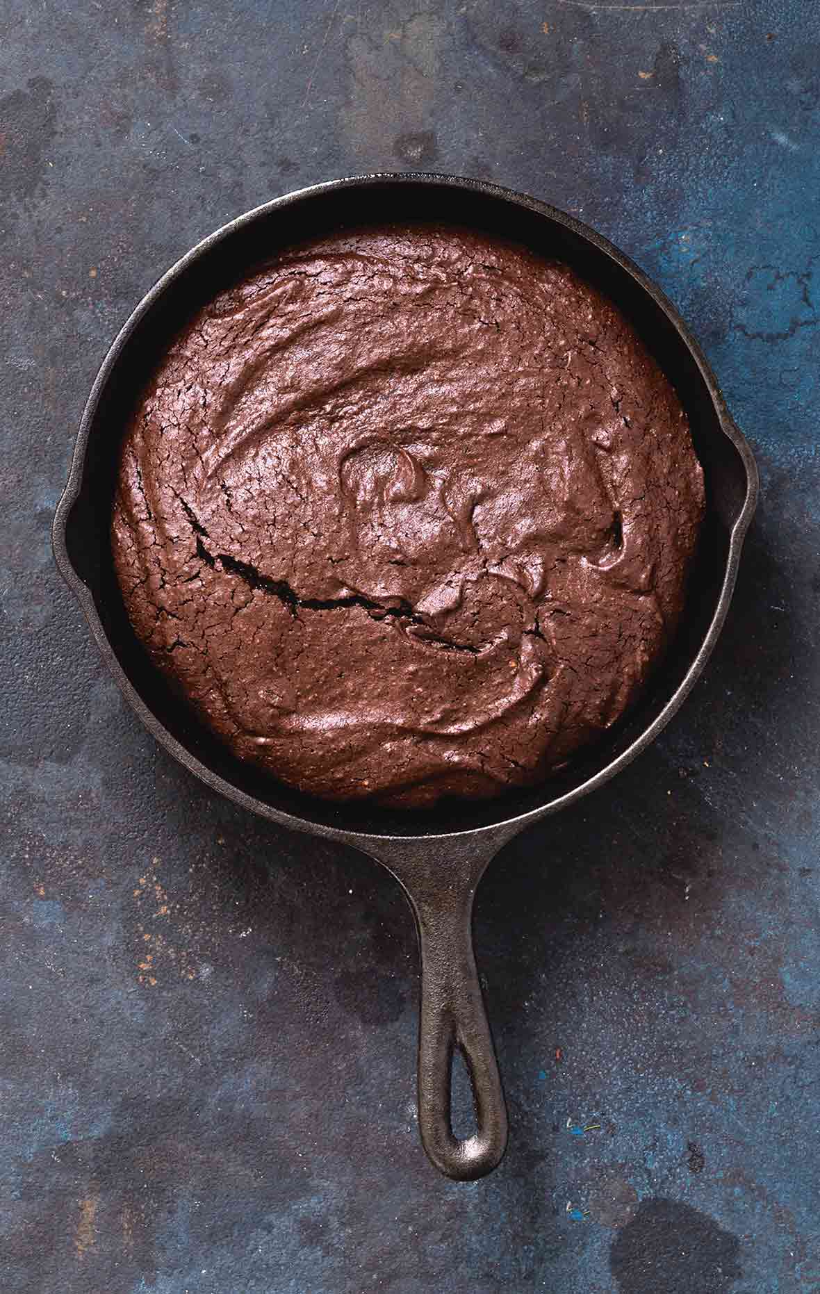 Skillet Brownies Recipe | Leite's Culinaria