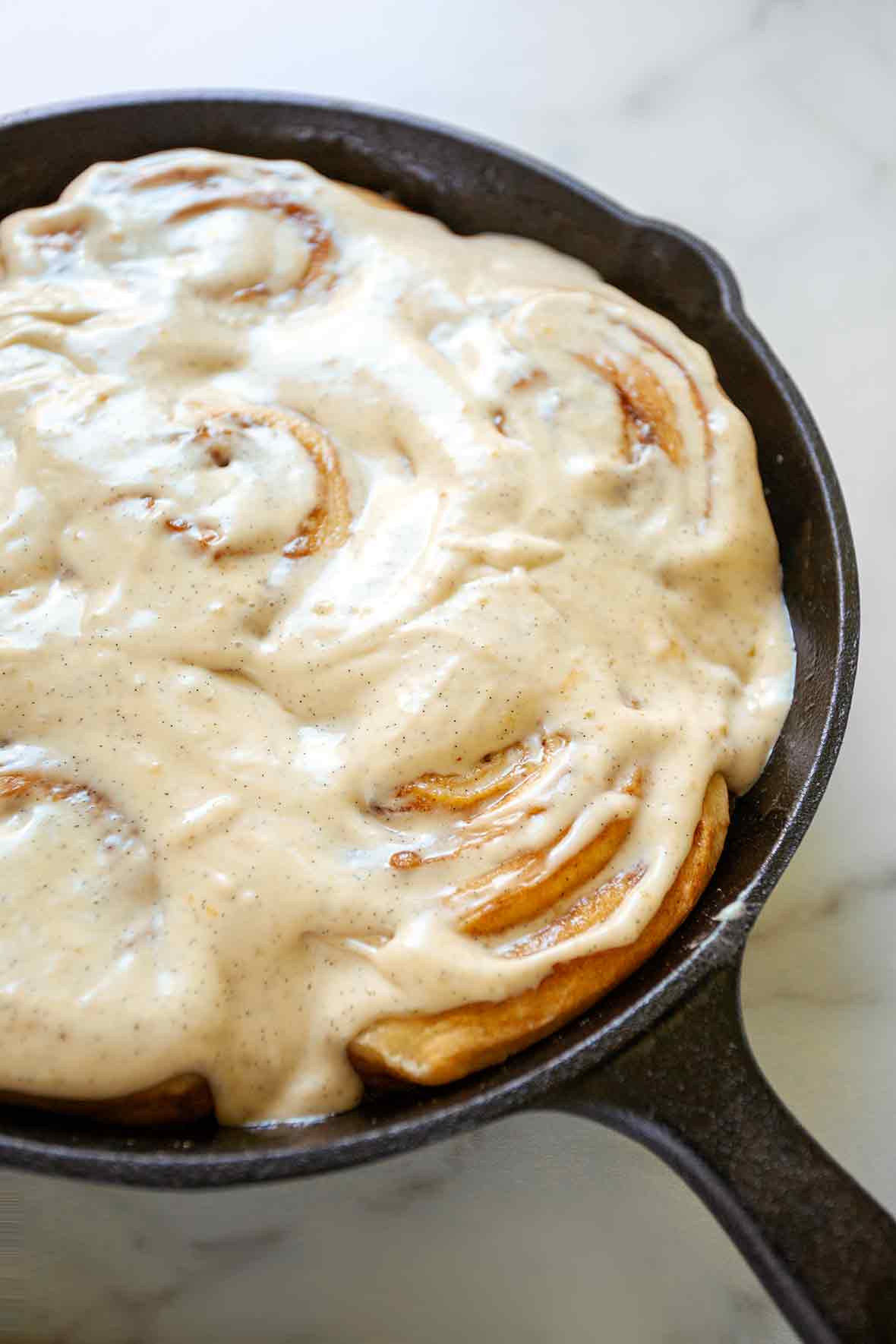 Skillet Cinnamon Rolls Recipe Leite's Culinaria