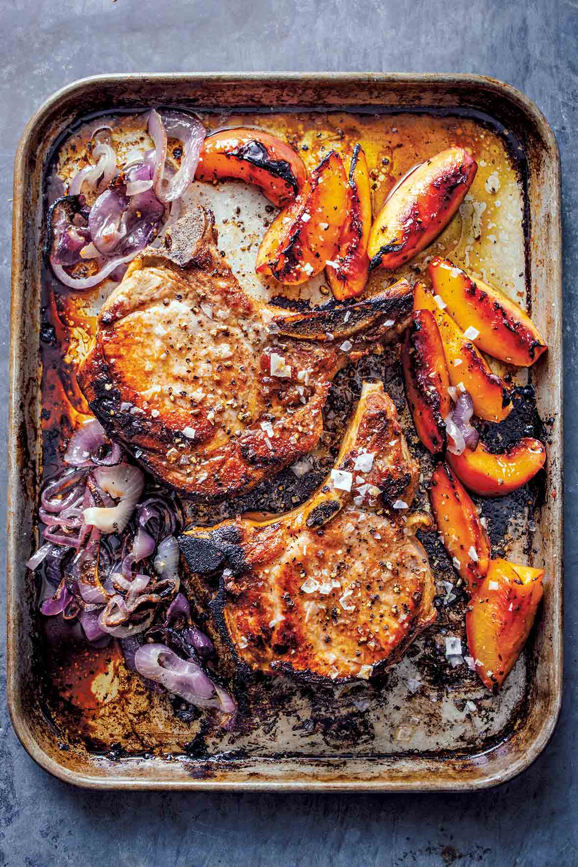 Roast Pork Chops With Peaches Recipe Leite S Culinaria,Value Of Wheat Pennies By Year