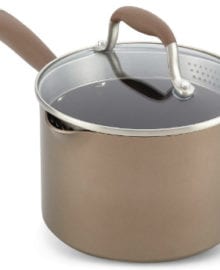 Anolon Nonstick Covered Straining Saucepan