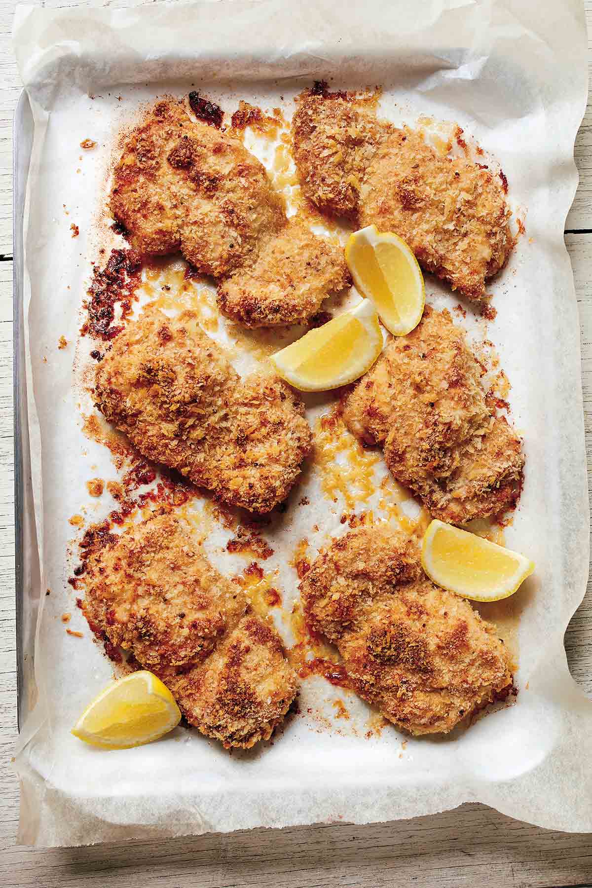 Breaded Oven Fried Chicken Thighs Recipe Leite S Culinaria