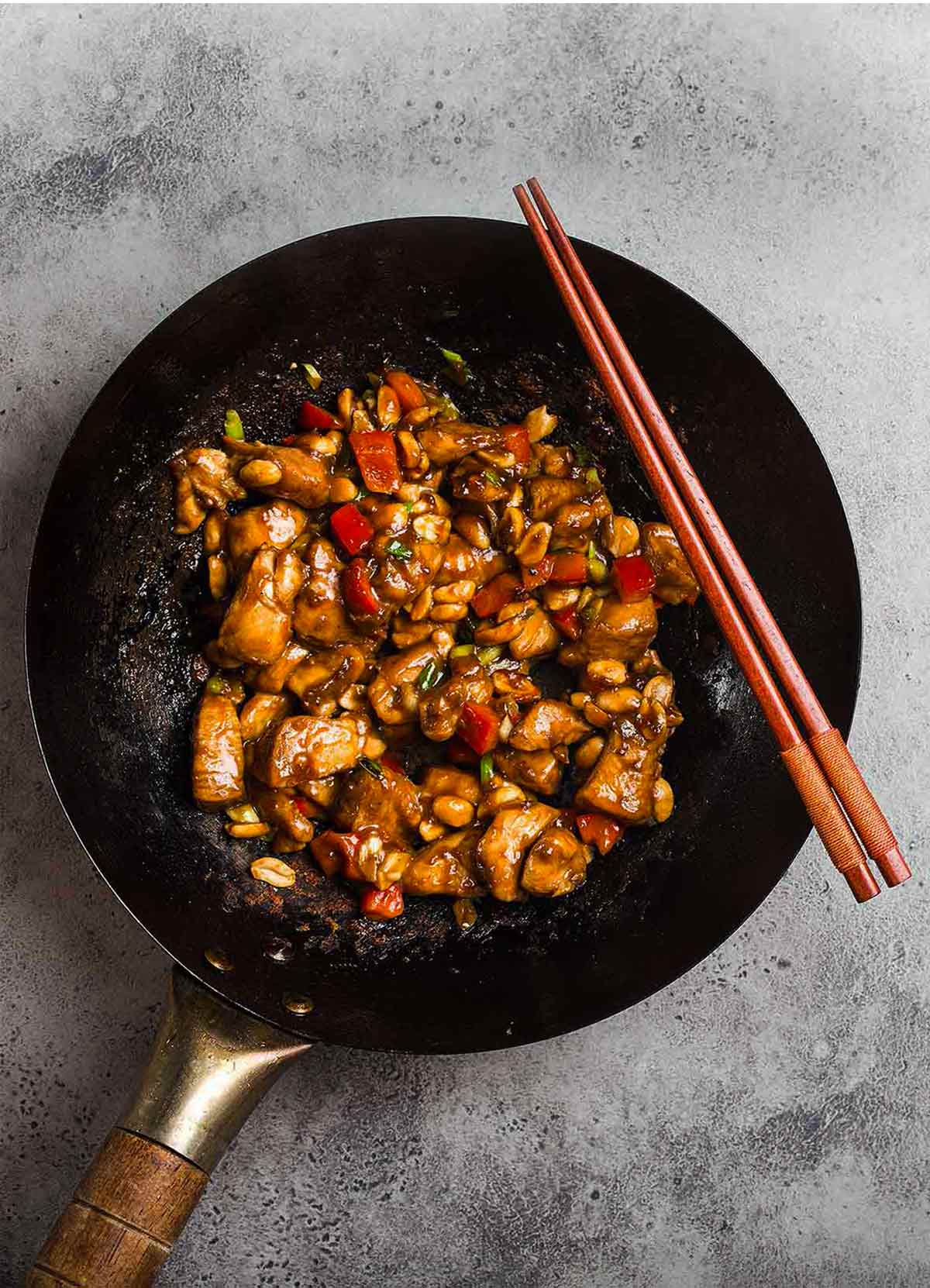 Kung Pao Chicken With Peanuts Recipe | Leite's Culinaria