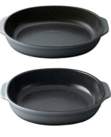 Gem Oval Stoneware Two-Piece Set