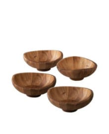 Set of 4 Butterfly Salad Bowls
