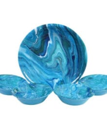 Fluidity Five Piece Salad Serving Set