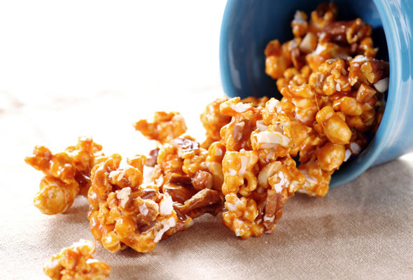 Homemade Caramel Popcorn