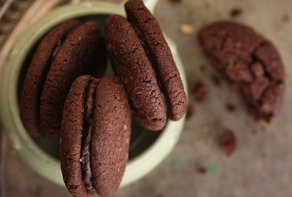 Chocolate Macarons