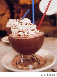frozen hot chocolate