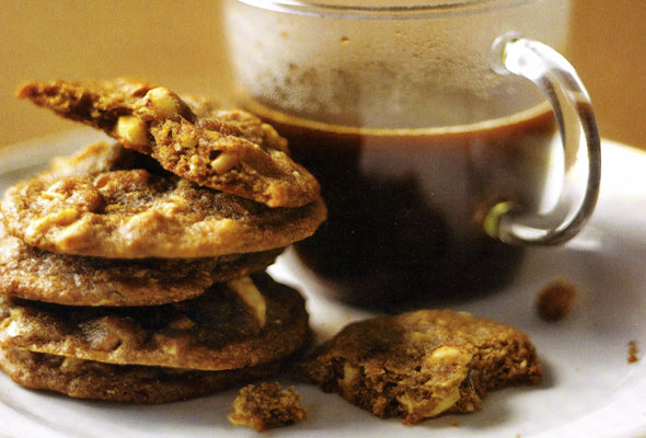 hazelnut espresso cookies