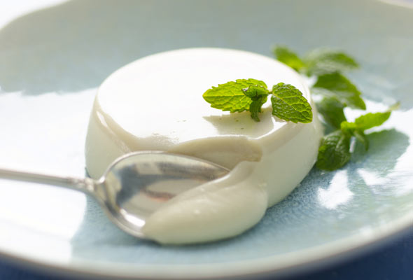 Mint Julep Panna Cotta