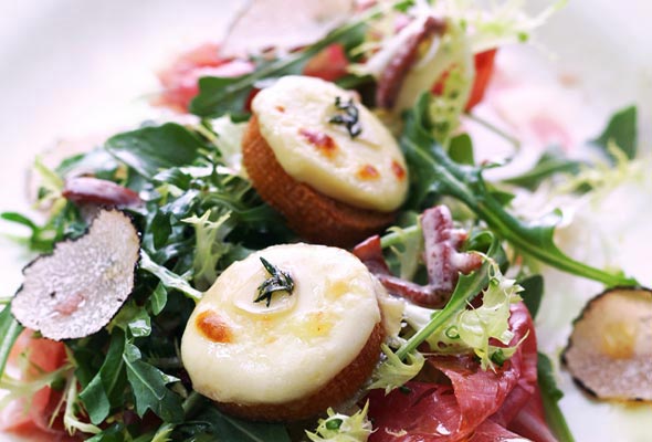 Prosciutto Crottina Salad