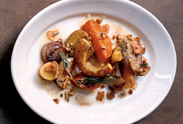 Roasted Root Vegetables with Marcona Almonds