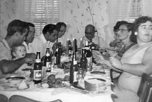 Sunday Dinner, the Leite House, 1960