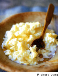tibetan apple and honey rice pudding